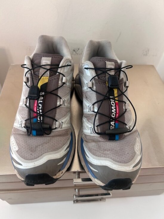 SALOMON XT-6 'Silver Cloud Iron Ultramarine EU SIZE 38 - Picture 2 of 9